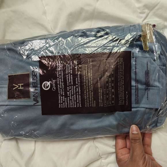 Van Heusen Classic Blue Shirt - Picture 3 of 10